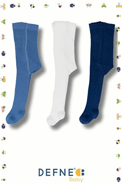 Defne Baby 3 Pieces of Cotton Boys and Baby Pantyhose