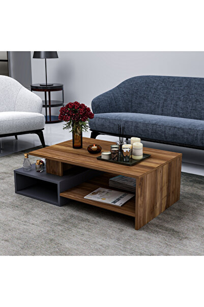 Betroya Dux Dekoratif Orta Sehpa Antrasit / Kemençe