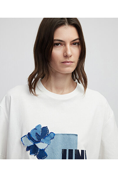 İpekyol Denim Applique T-Shirt