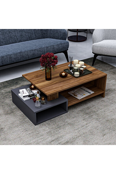 Betroya Dux Dekoratif Orta Sehpa Antrasit / Kemençe