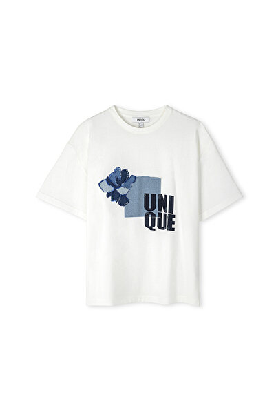 İpekyol Denim Applique T-Shirt