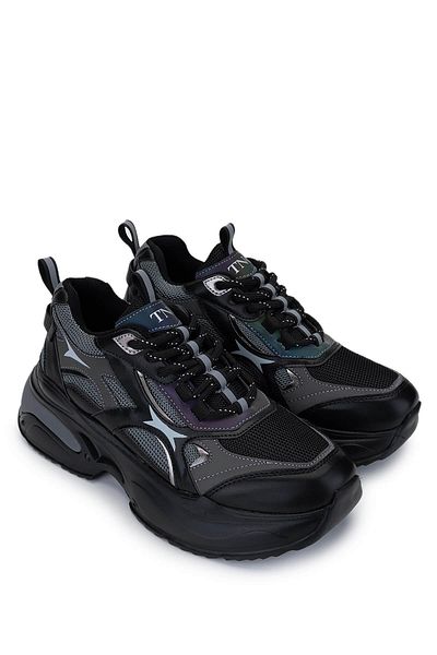 Tamer Tanca Women's Textile/Vegan Black Sneakers & Sneakers