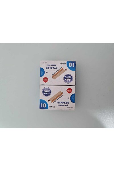 Delta Yellow Stapler Wire - 1000 Pieces No:10 (1 Pack)