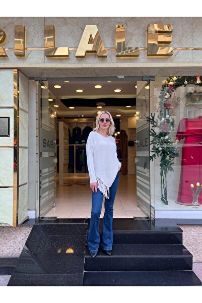 Unique ETEK UCU PÜSKÜL DETAYLI TRİKO