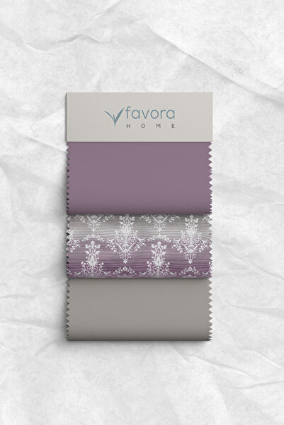 FAVORA Nova Single Duvet Cover Set with Elastic Sheets - Purple