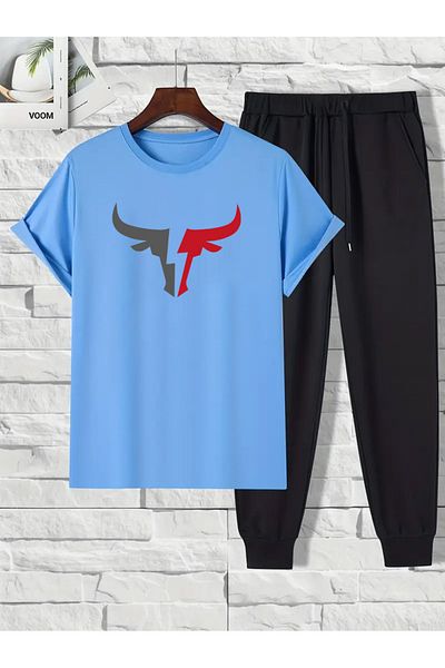 uyguntarz Σετ φόρμας Unisex Bull Printed