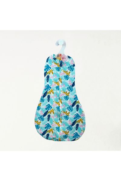 For My Baby Zippered Patterned Swaddle