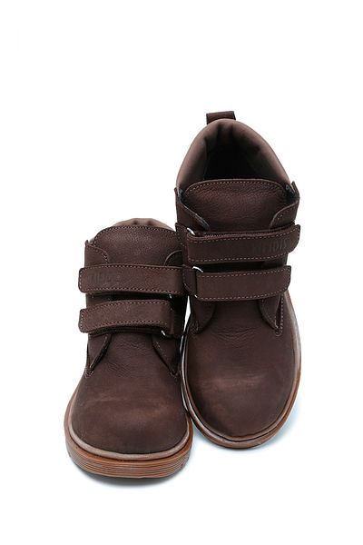 Kifidis Kibo19 Kifidis-Kids Unisex Παιδικές Μπότες 27-36 Καφέ Nubuck Δερμάτινο