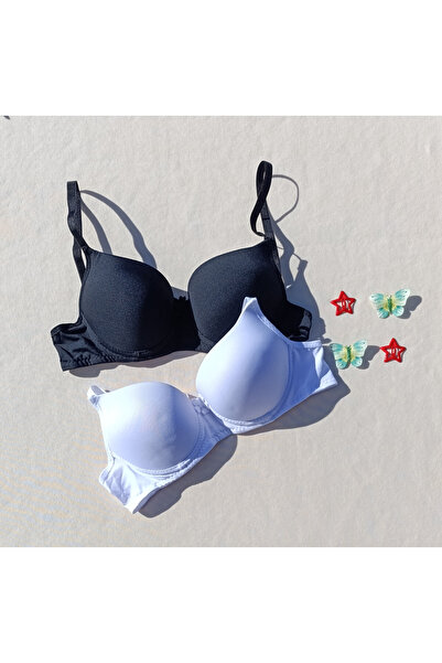 siyalife Pachet de 2 micro sutien cu căptușeală Push Up economică