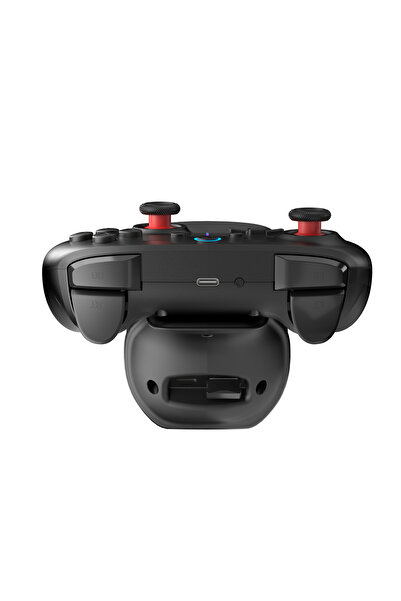 Rampage Hydra Pro Rgb Bt 2.4 Ghz Şarj Istasyonlu Pc Gamepad Joypad-siyah