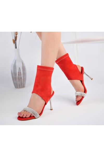 Erbilden Brit Orange Suede Bootie