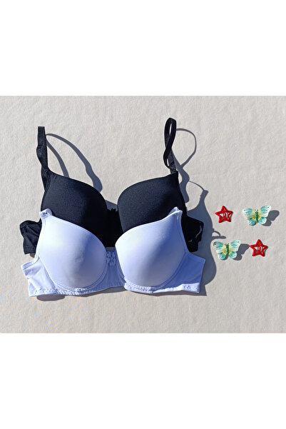 siyalife Pachet de 2 micro sutien cu căptușeală Push Up economică