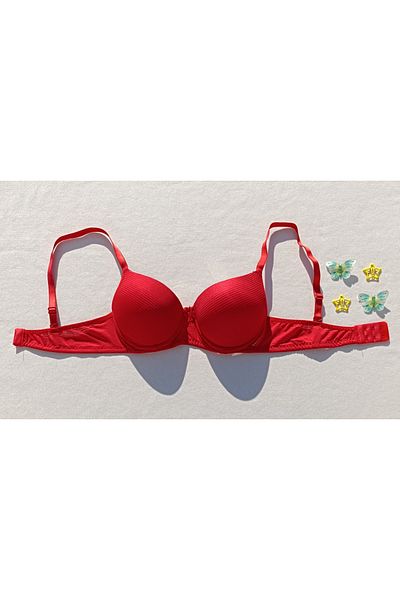 siyalife Ribbed Push up Padded Supported Bra