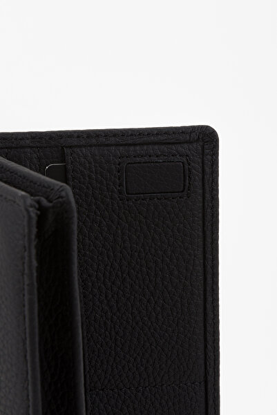 Fossil Kutulu Hakiki Deri Ekstra Kartlıklı Siyah Unisex El Portföyü Kartlık Cüzdan