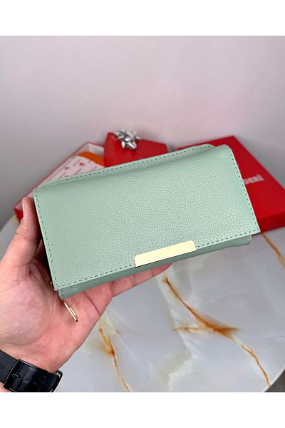 patideri Women's Large Wallet with Zipper Coin Compartment