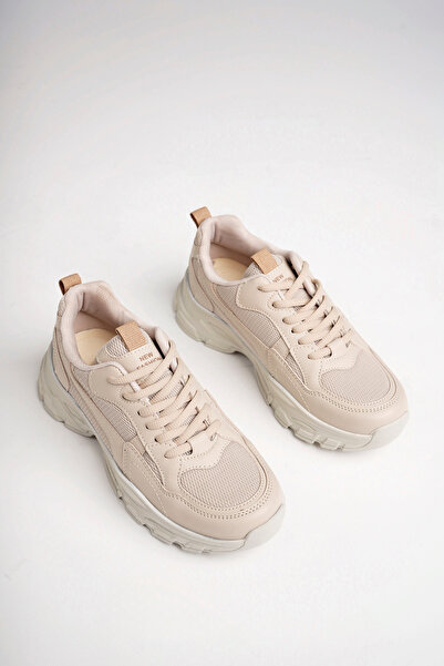 Moda Kadıköy Women Beige Sneaker Shoes