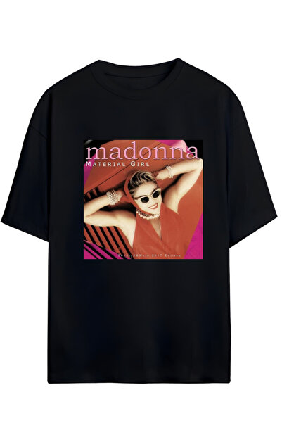 MAGORS TRICOU OVERSIZE UNISEX SEZON NOU PROiectat pentru fete MADONNA MATERIAL