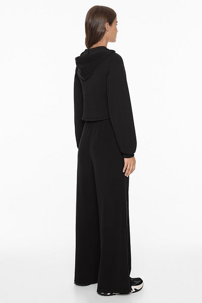 Oysho Crop jacket with soft-touch modal