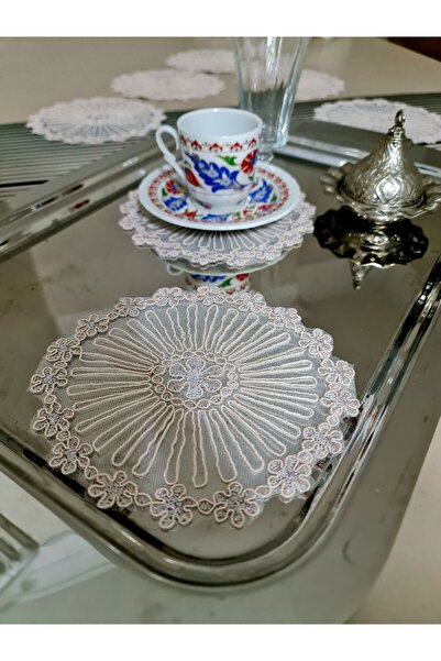 Esteks Dantel ve Tekstil Aksesuarları منديل ديكور لحفلات الكوكتيل من الدانتيل...