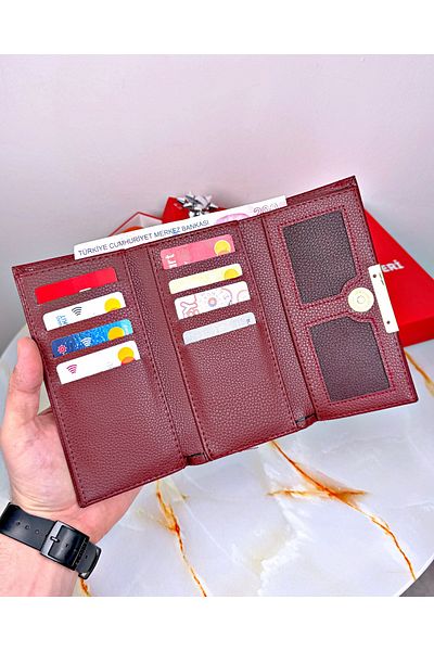 patideri Large Women's Wallet with Zipper Coin Compartment
