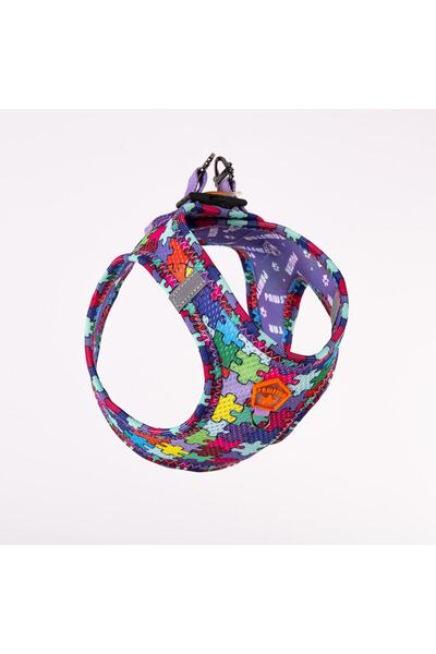 Pawstar Puzzle Air-mesh Göğüs Tasması Kedi Köpek Göğüs Tasması