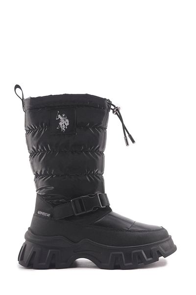 U.S. Polo Assn. Черни ботуши за момичета Poretta