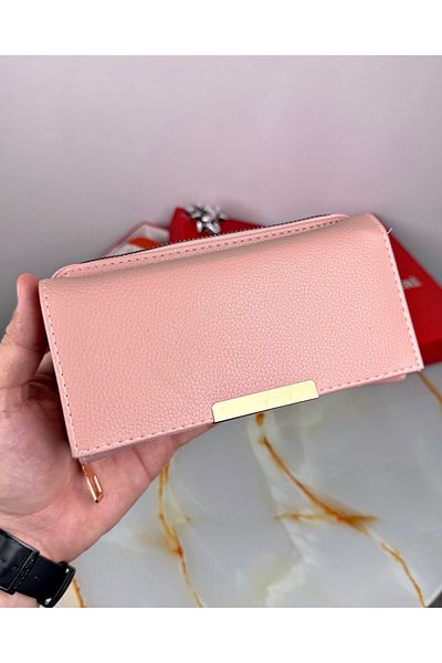 patideri Large Women's Wallet with Zipper Coin Compartment