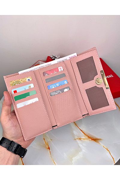 patideri Large Women's Wallet with Zipper Coin Compartment