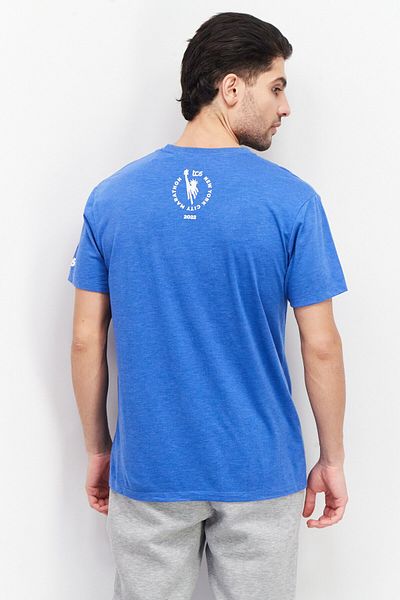 New Balance Men Sportswear Fit Short Sleeves Graphic T-Shirt, Team Royal