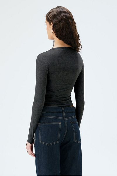 IAMNOTBASIC Anthracite Stefi Top Color