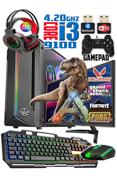 WARBOX Duuk I3 9100 Turbo:4.20ghz 8gb Ram 240gb Ssd 250gb Hdd R7 240-4gb E.ka...