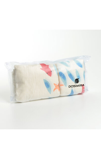 Dosimira Fish Patterned Pareo - Wavy with Bag