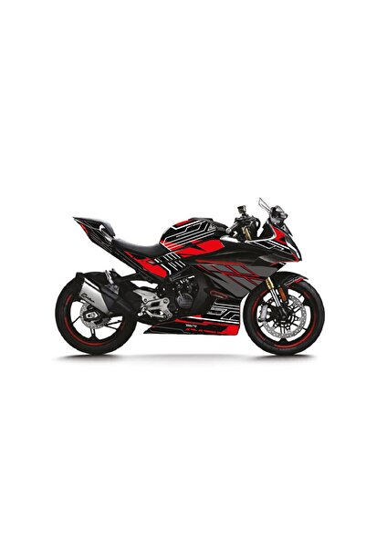 Motiker CFMOTO 450SR Technology Parçalı Kaplama Sticker Etiket Modeli Kırmızı