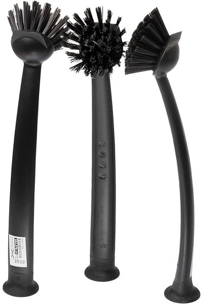 MCreative Rinnig Brush for Dishes, Dark Gray, 3 Pcs Blss 1111573
