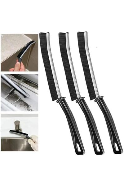 STOREMAX Multi-Purpose Multi-Fine Cleaning Brush - Joint Bathroom Kitchen Sink Detail Clear