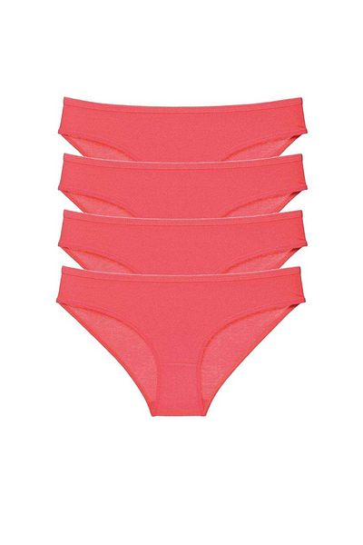 Angoravi 4 Pieces Super Eco Set Lycra Women's Slip Panties Fuchsia