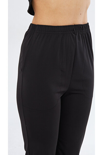 TIPMOD Unisex Tek Alt Pantolon SİYAH