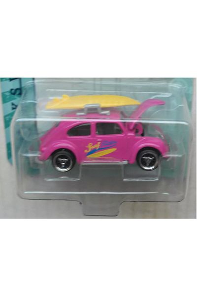 Majorette Vw Volkswagen Beetle Beetle Pink Surf Rider Surfboard