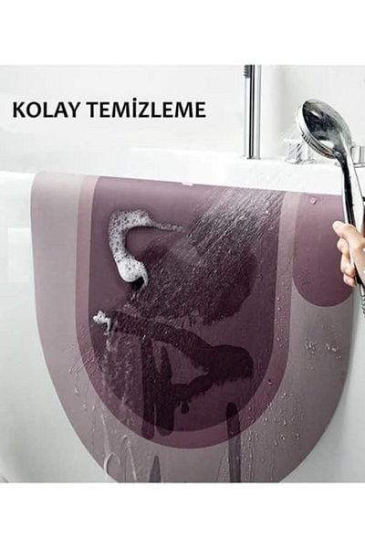 STOREMAX Concept Super Water Absorbent Αντιολισθητική Βάση Οβάλ Χαλάκι Μπάνιου Diatom Χαλάκι Νιπτήρα Μπάνιου Magic Water