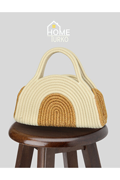 CARPELLA HOME حقيبة نسائية من الجوت، حقيبة نسائية كاجوال، حقيبة نسائية بوهيمية، حقيبة بوهو، حقيبة من الجوت