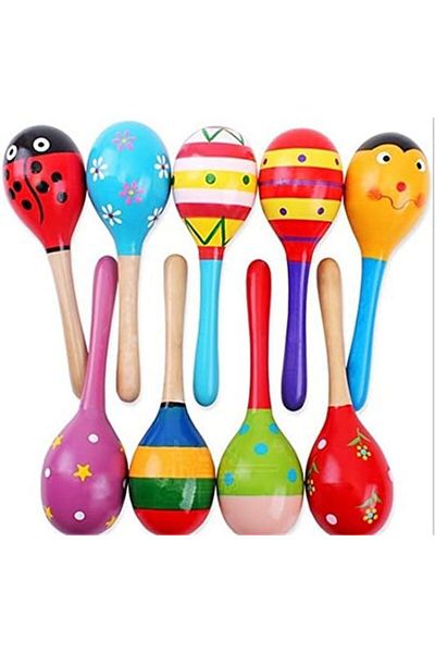 STOREMAX Wooden Maracas