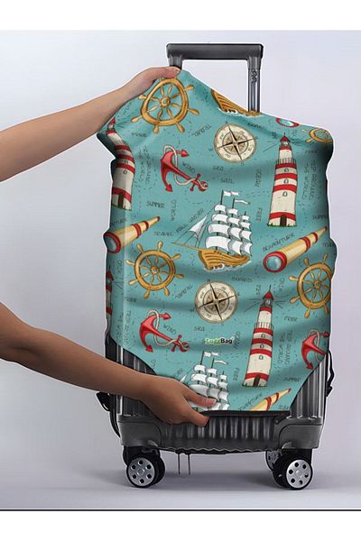 LUGGBAG Suitcase Cover, Suitcase Wearable Fabric Cover Lb25010