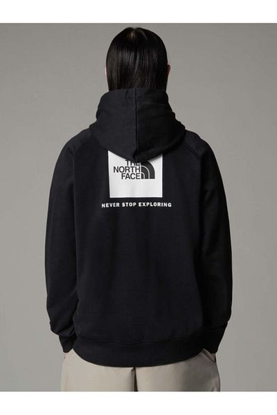 THE NORTH FACE Ανδρικό φούτερ The North Face Raglan Redbox Hoodie nse μαύρο