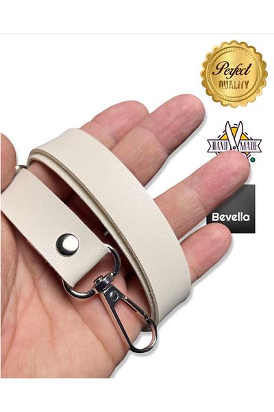 Bevella حزام وإكسسوارات حقيبة جلدية من Trend Hook - (عرض 2 سم × طول 140 سم)