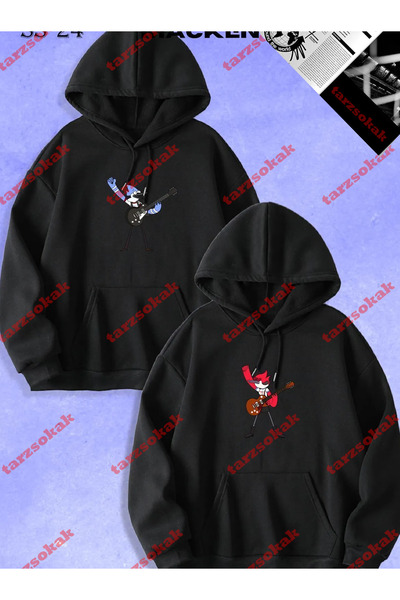 Tarzsokak الزوجين العشاق مزيج مورديكاي ومارغريت مطبوعة تصميم خاص مقنعين البلو...