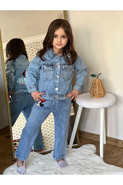 CoolCix New Season Minnie Printed Jacket and Pants 2-Piece Suit