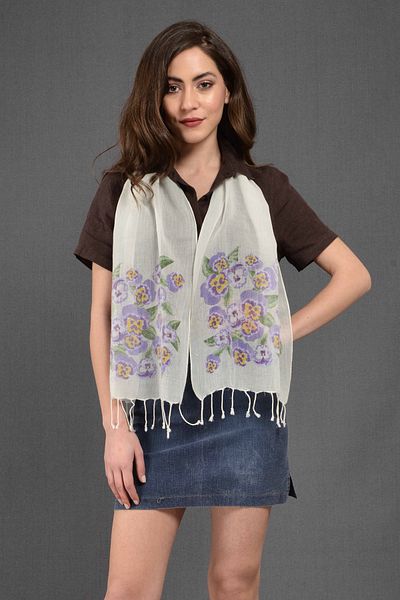 Dosimira Violet Scarf