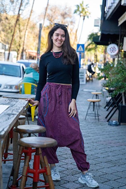 Miss Boheme Unisex Plum Color Bohemian Nepalese Shalwar