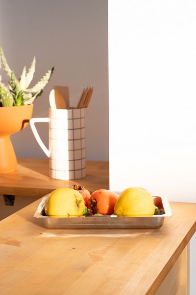 Beige & Stone Stainless Steel Appetizer Tub