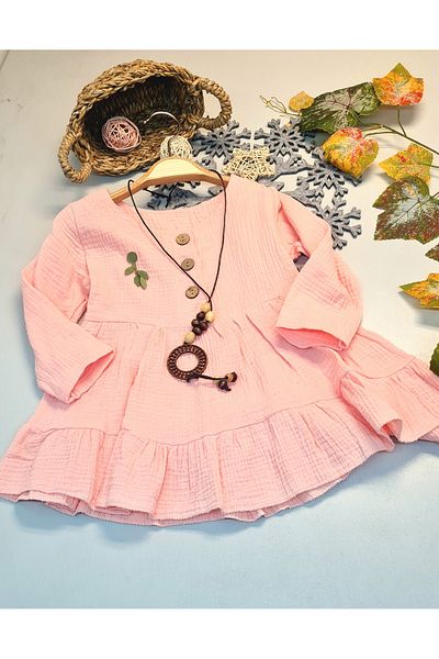 Des Biens Four Seasons Baby Girl and Child Festive Sile Cloth Dress